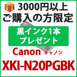 [プレゼント] 1本黒インクプレゼント　3000円以上ご購入 XKI-N20PGBK