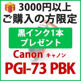 [プレゼント] 1本黒インクプレゼント3000円以上ご購入者限定PGI-73PBK(フォトブラック)